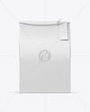 Paper Bag with Label Mockup – Front View
