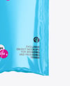 Glossy Sachet Mockup