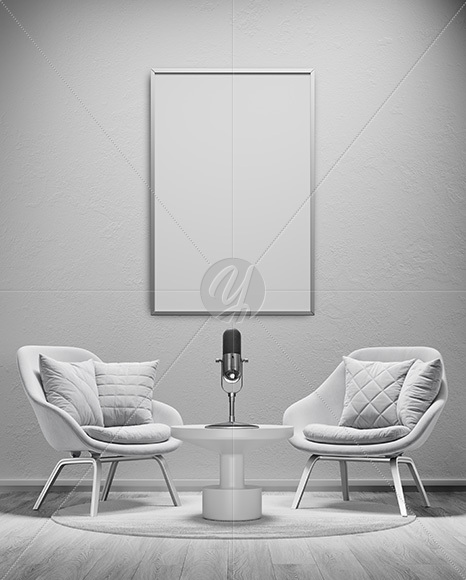 Podcast Studio Mockup