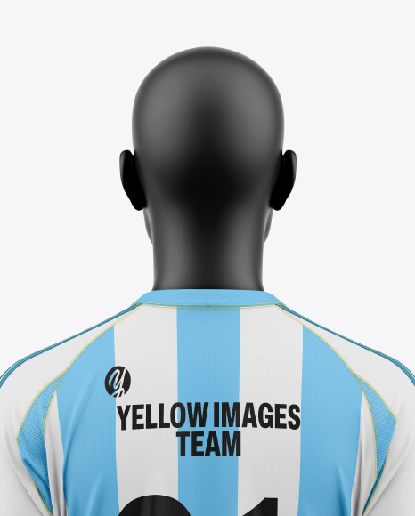 Soccer Kit w/ Mannequin Mockup - Back View