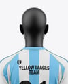 Soccer Kit w/ Mannequin Mockup - Back View