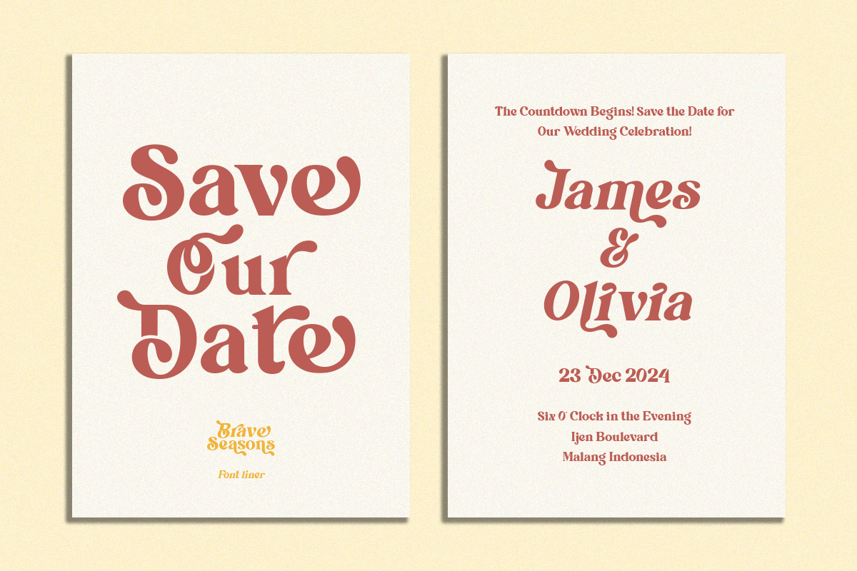 Brave Seasons Font