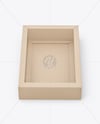 Kraft Paper Box in Sleeve Mockup