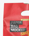 Kraft Paper Bag Mockup - Front View