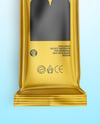 Matte Metallic Snack Package Mockup