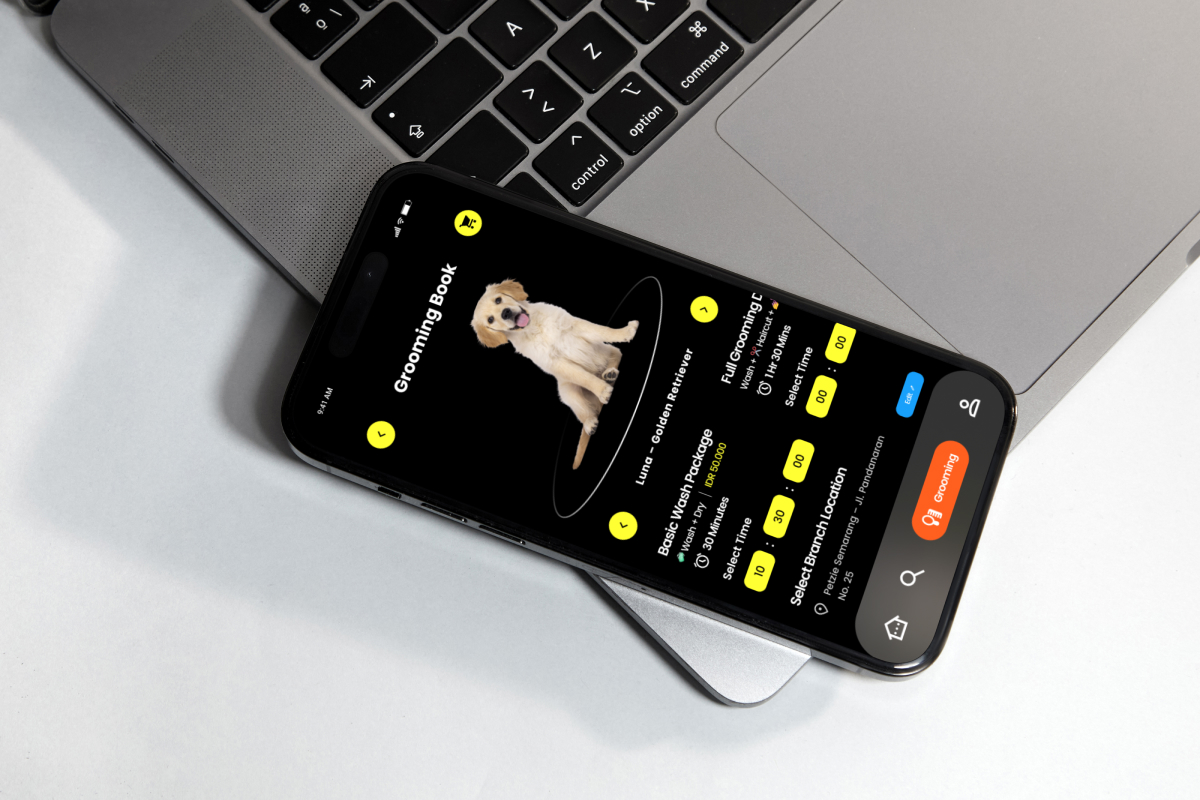 Petzie – Pet Care App Design Template