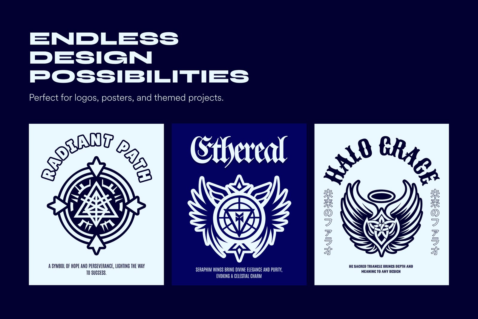 Angel Symbol and Sigils Set