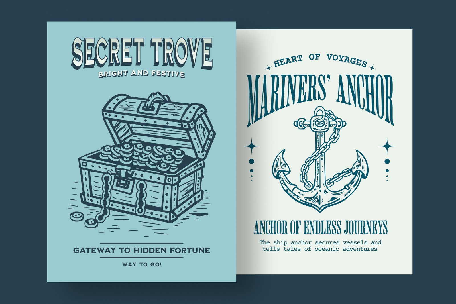Vintage Sailor Tattoos Illustrations