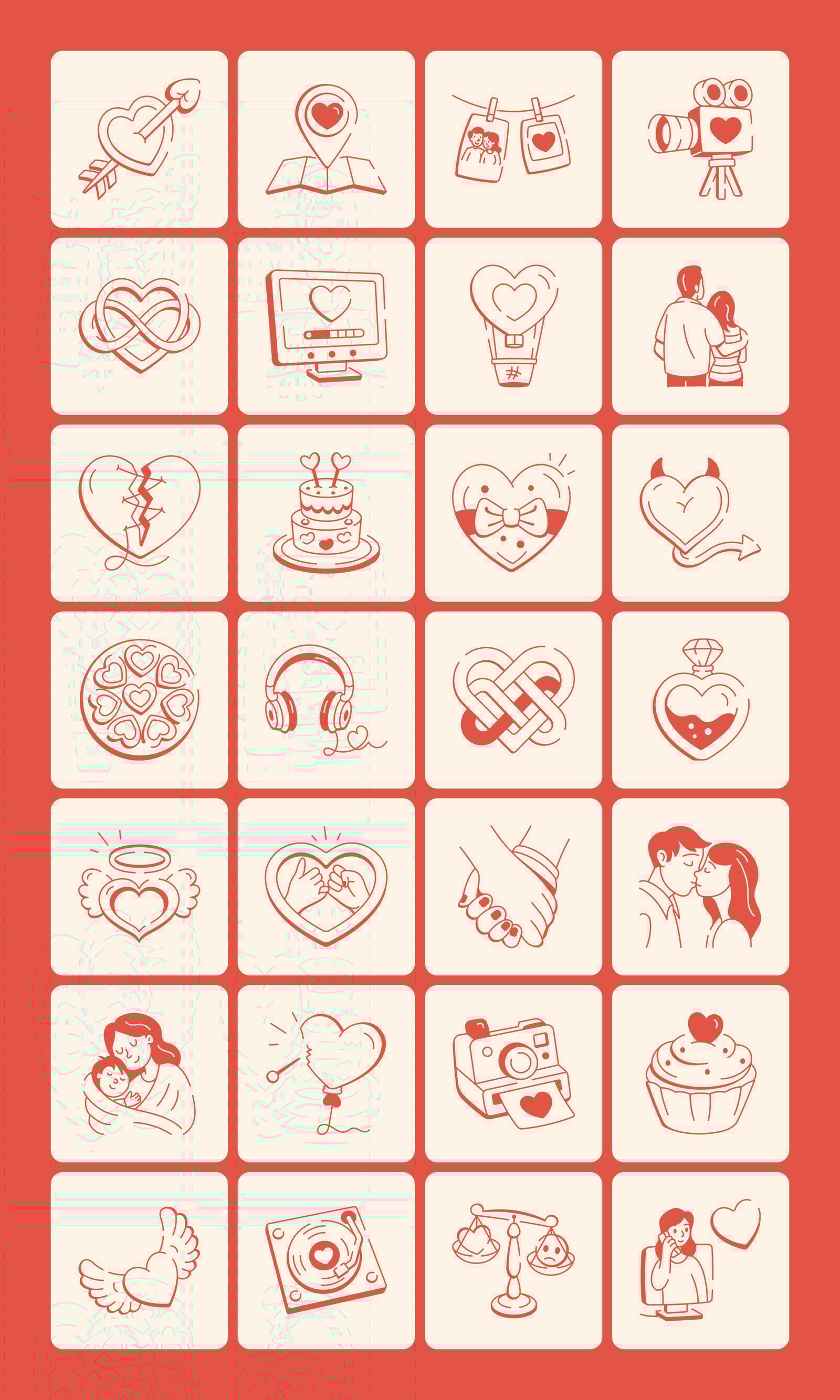 Love Doodles Set
