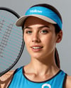 Woman Wearing Tennis Uniform Mockup