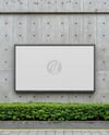 Billboard on a Concrete Wall Mockup