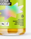 Apple Juice Bottle Mockup