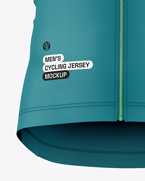 Men's Sleeveless Cycling Jersey Mockup