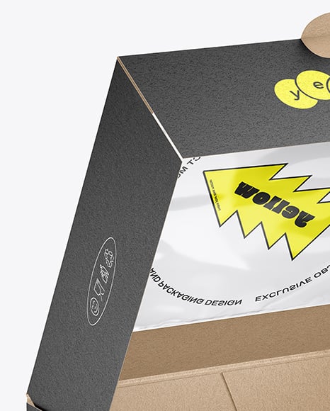 Kraft Paper Cake Box Mockup
