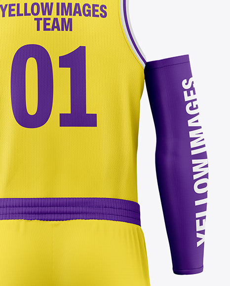 Basketball Kit Mockup - Back View