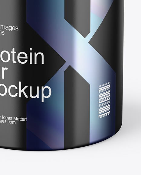 Matte Plastic Jar Mockup