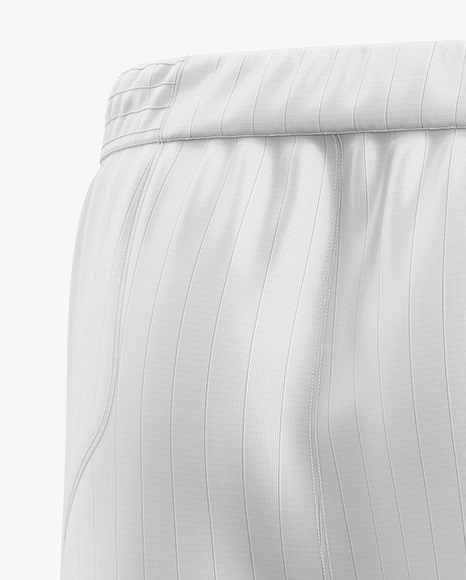 Shorts Mockup – Back Half Side View