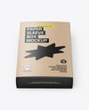 Kraft Paper Box in Sleeve Mockup