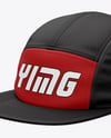 Five Panel Cap Mockup - Half Side View