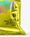 Metallic Snack Bag Mockup