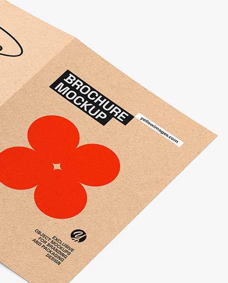Kraft Brochure Mockup