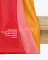 Training Jersey on Hanger Over Wooden Bench Mockup