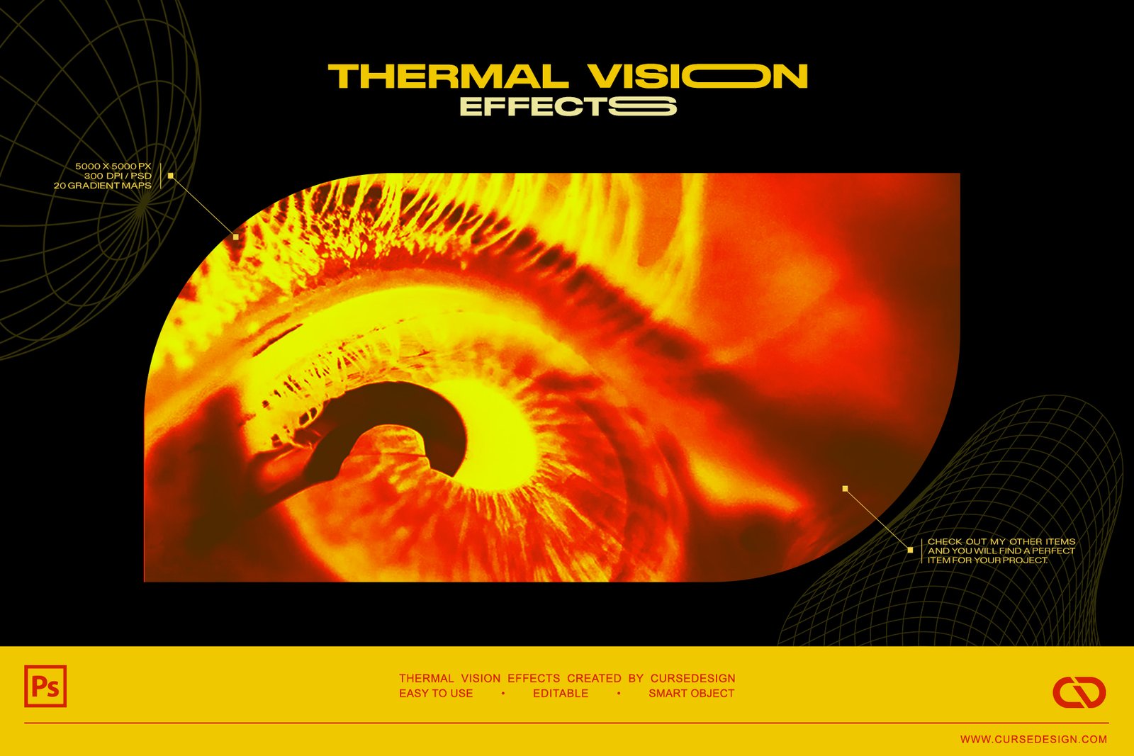 Thermal Vision Effects I 20 Gradient Maps