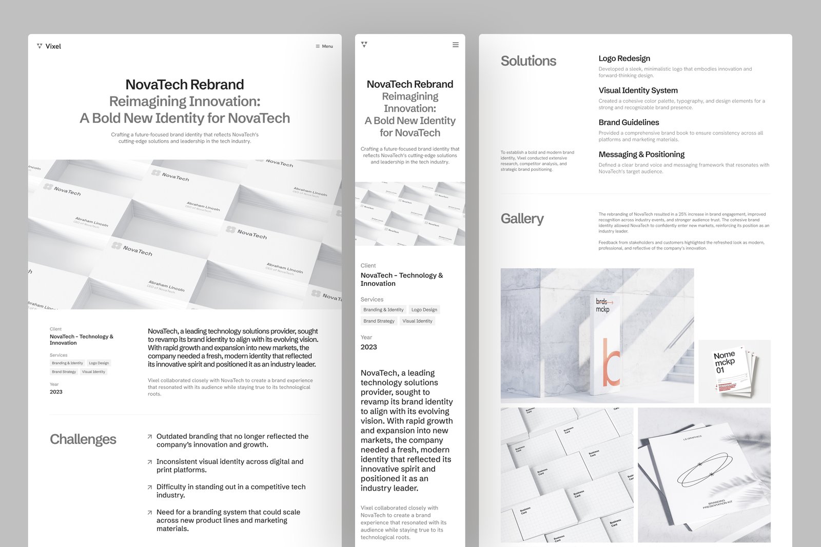 Vixel - Creative Agency Website