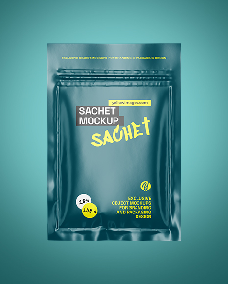 Matte Sachet Mockup