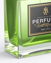 Clear Glass Perfume Bottle Mockup