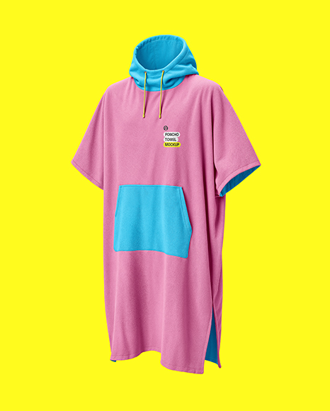 Towel Poncho Mockup