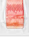 Clear Plastic Packaging with Salmon Fish Fillet Mockup