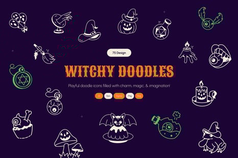 Witchy Doodle Art Set - Creative Store