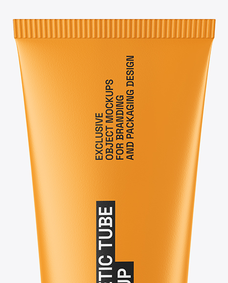 Matte Cosmetic Tube Mockup