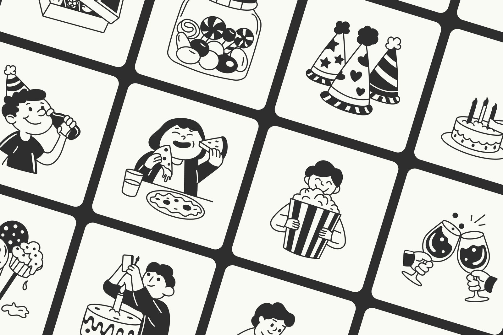 Birthday Doodles Collection