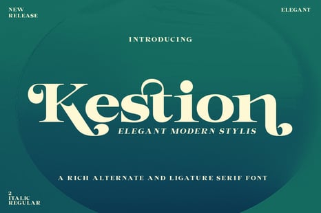 Kestion Font - Fonts