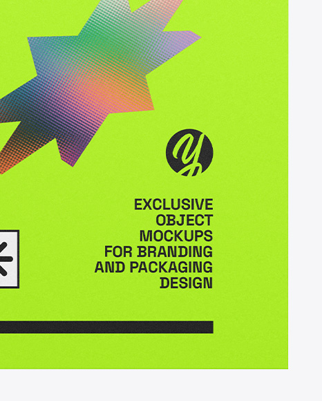 Paper Hang Tag Mockup – Front View