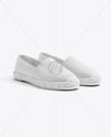 Pair of Women's Espadrilles Mockup