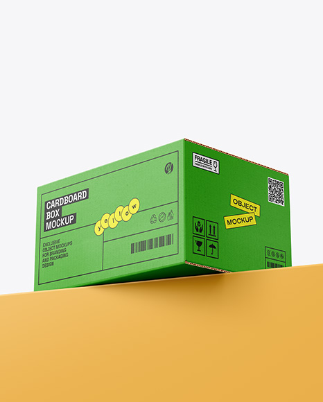 Corrugated Box Mockup