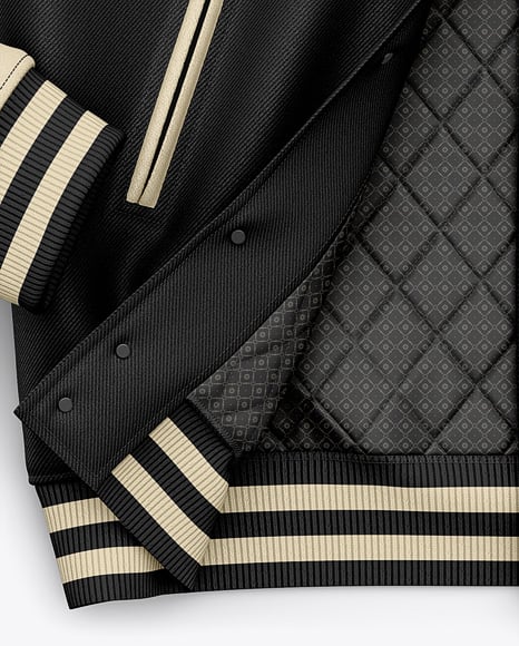Varsity Jacket Flat Lay