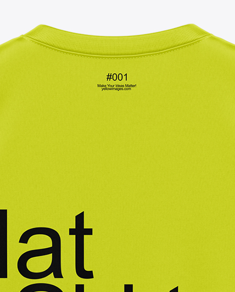 T-Shirt Mockup - Back View