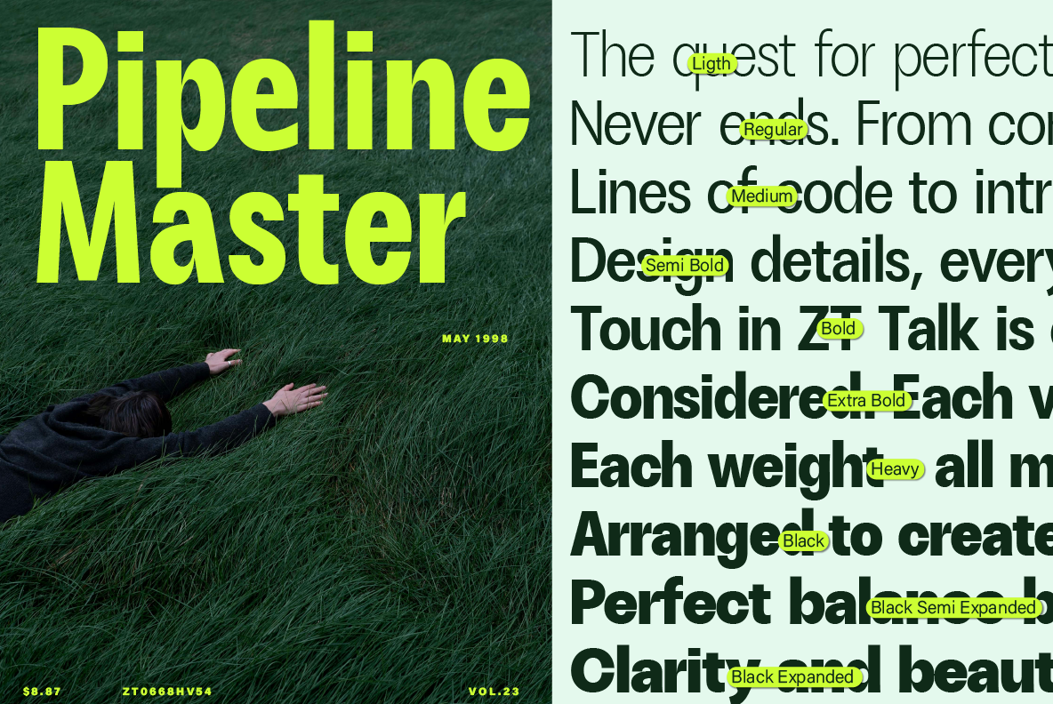 ZT Talk Font