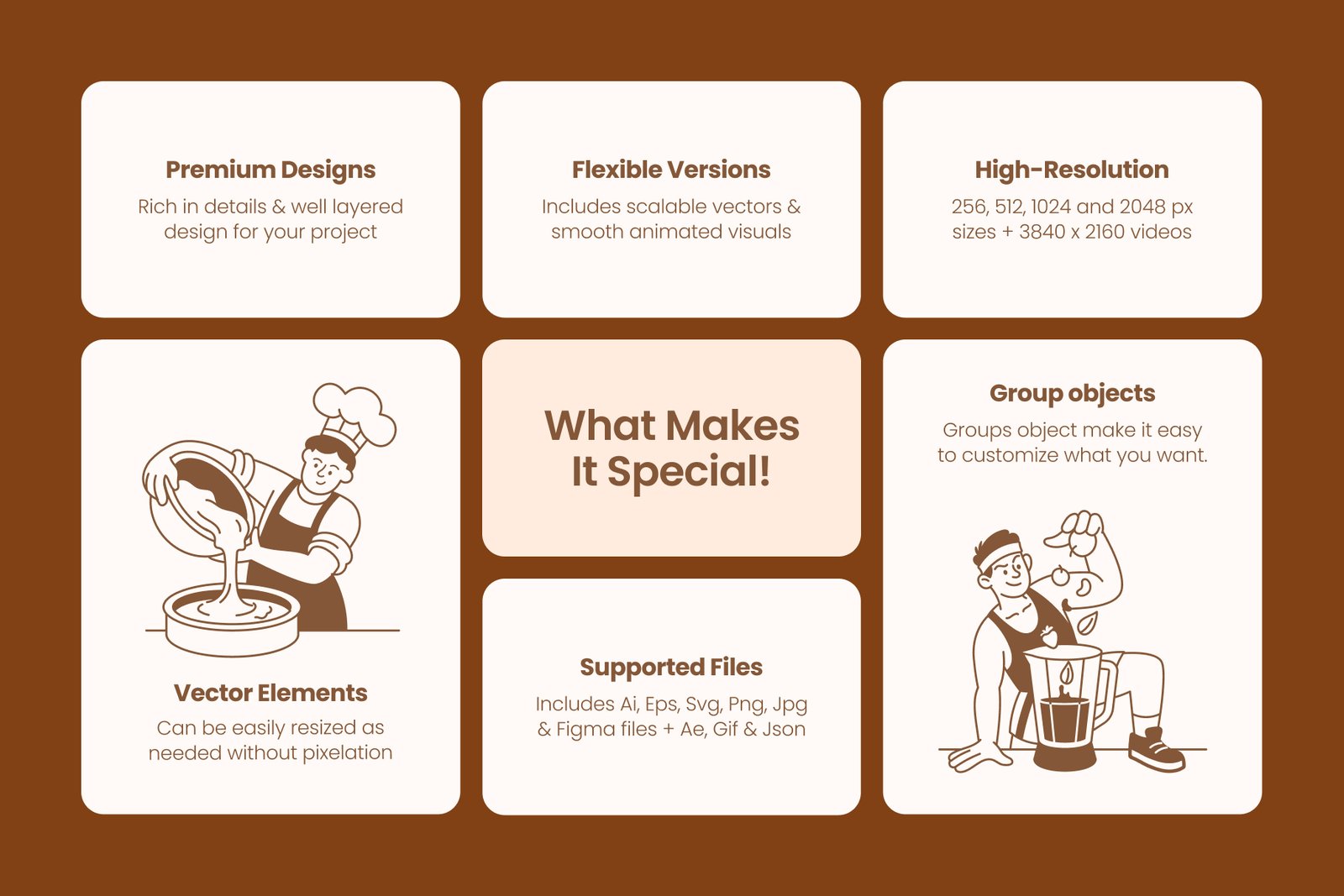 Cooking Illustrations Bundle