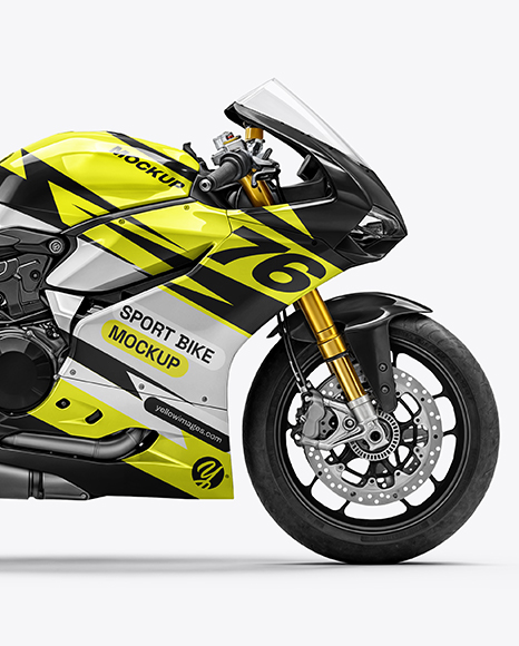 Sport Bike Mockup