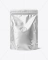 Metallic Stand-up Pouch Mockup
