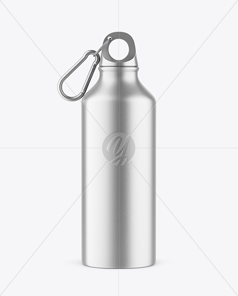 Aluminum Water Bottle Mockup