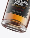 Glass Whisky Bottle Mockup