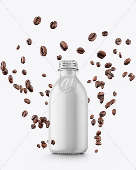 Matte Drink Bottle Mockup