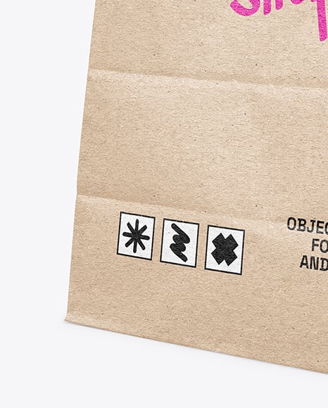 Kraft Paper Bag Mockup