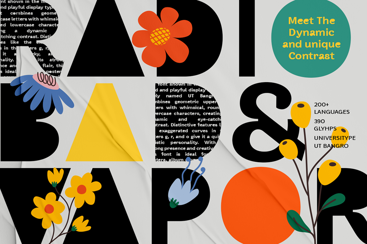 UT Bangro - A Bold Display Font